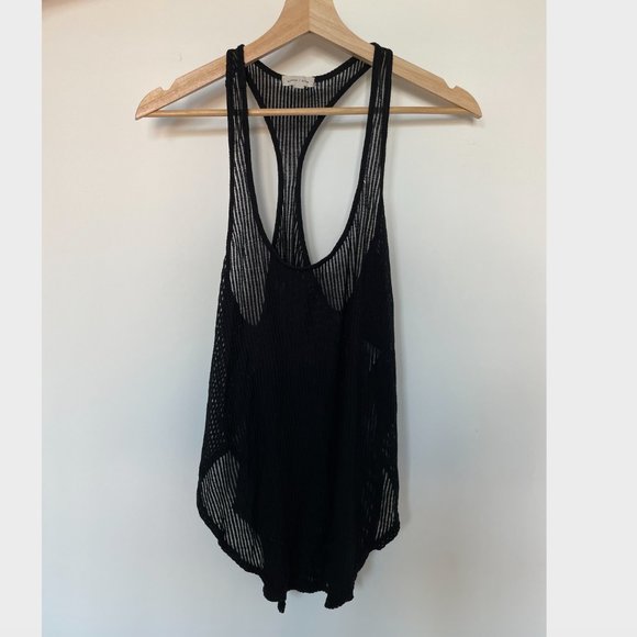 Sheer Black Top - Picture 1 of 1